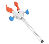 Pince à double flacon, instrument de laboratoire double régulateur 304 support de tube de cornue en acier inoxydable pour la chimie, pince en plastique d'enseignement de la biologie 272g/9.6oz poids d