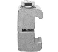 Pince à double mâchoire ISO-K en 4 pièces, boulon M12-1,75 de 60 mm de long, en aluminium.(M10)