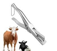 Pince à encocher les oreilles de porc, pince à marqueur de bétail - Pince pour étiquettes d'oreille de porc de ferme, encoche en acier inoxydable,Instruments d'identification des animaux, pince à poig