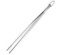 Pince à épiler 30 cm, acier inoxydable qualité alimentaire | Pour cuisiner, Rôtir, Saisir petits objets, Desserts et grillades, 1PC pointue