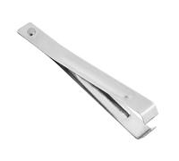 Pince à épiler à l'ail, pince à épiler en acier inoxydable pour enlever la peau de l'ail pour les arêtes de poisson et les apéritifs, outil gadget de cuisine 11,1 cm, conception durable argentée