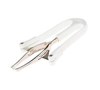 Pince à épiler automatique avec poignée en plastique blanc