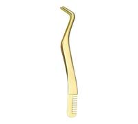 Pince À Épiler Courbe Pour Cils - Pince Volumétrique Pour Faux Cils, Prise Ergonomique | Simplifie La Pose Volume Et Classique, Réduit La Fatigue | Outil De Beauté Pour Le Maquillage À Domicile