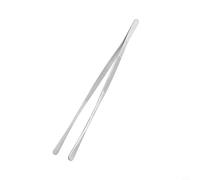 Pince à épiler de cuisine en acier inoxydable de 30 cm de long pour griller, rôtir la manipulation des aliments, passe au lave-vaisselle, design ergonomique à pointe émoussée