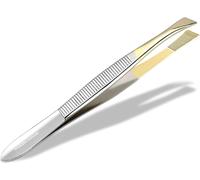Pince À Épiler De Solingen Fabriquée En Allemagne Pince À Sourcils Pour Les Soins Du Visage Pour L'épilation Des Sourcils,Des Poils De Barbe Ou Des Petits Poils Pour Femmes Et Hommes (Oblique)(Q675)