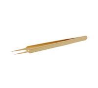 Pince à épiler en acier allié à pointe fine outil de réparation électronique de précision antimagnétique pour le soudage de PCB entretien de téléphone matériau de qualité (Bout pointu : 5,4 X 4,4 X