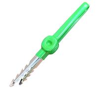 Pince à épiler en acier inoxydable de 19 cm, dentée de scie, avec poignée antidérapante, outil jardinage professionnel portable pour planter des graines, désherber et plus encore. Outils ja