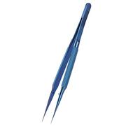 Pince à épiler en Alliage de Ti pour Microscope, Pince à Pointe Fine et Pointue, Pince Incurvée pour Téléphone Portable, Digitales, Fil Aérien pour Alliage de Titane, Fil Aérien