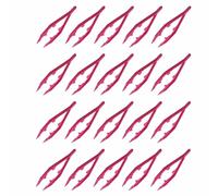 Pince à épiler en plastique pour étudiant, pince à perles fusible, légère, durable, outil d'artisanat multifonction pour perles, famille, salle de ricolage, alimentation des reptiles, oiseaux