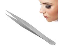 Pince à Épiler Extension de Cils, Extensions de Cils Pince à Épiler en Acier Inoxydable Brucelles de Précision pour Extension de Cils pour Extensions de Cils(SA-27)