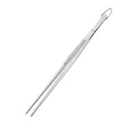 Pince à épiler fine en acier inoxydable pour la cuisine, les aliments, les outils longs, les pinces à épiler de chef, les barbecues médicaux