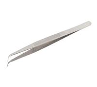 Pince à épiler incurvée de précision à pointe fine de 16 cm pour travaux manuels, électronique, soudure, bijoux, modélisme, pince à épiler industrielle de laboratoire