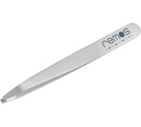 Pince À Épiler Les Sourcils En Acier Inoxydable Avec Pointe Recourbée Et Droite 9.5 Cm