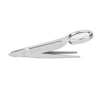 Pince à épiler multifonctionnelle en acier inoxydable avec une loupe 10X, le point focal de la loupe est le même que le point de la pince à épiler, pour les bijoutiers, l