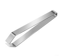 Pince à épiler portable et efficace en acier inoxydable pour enlever les arêtes de poisson pour l'extérieur (bord plat)
