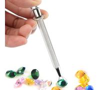 Pince à épiler pour la fabrication de bijoux - Outil de saisie de pierres précieuses à 4 griffes, queue contrebalancée, ramassage sécurisé pour les réglages, pierres, perles, pendentifs | Outil d'étab