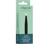 Pince à épiler professionnelle à pointe inclinée de précision 2.0 Noir (modèle amélioré) | Pince à cheveux pour homme et femme, acier inoxydable | Idéale pour épiler les poils du menton et du visage