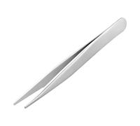 Pince à épiler robuste en acier inoxydable pour réparation de montres avec poignée antidérapante pour la fabrication de bijoux, outil d'entretien électronique, pince à épiler précise pour réparation