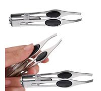 Pince à Épiler Sourcils avec Lumière LED - Pince à épiler lumineuse de précision en acier inoxydable,Pincette polyvalente pour sourcils, les cils et les poils | Cadeau pour grand-mère, maman, fille,