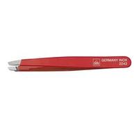 Pince à épiler type Rubis 9.5cm, mors oblique, acier inox de Solingen ERBE