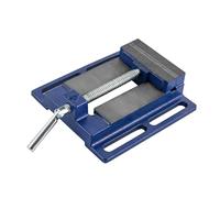 Pince à étau de précision en fonte de 4 pouces, outil de travail du bois robuste for un serrage et une fixation rapides(Without Vise Pads)