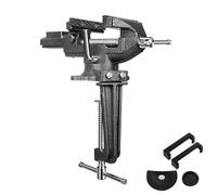 Pince À Étau Rotative Universelle, Mini Étau De 2,5 Pouces, Étau Portable 2 En 1 Avec Bouton À Dégagement Rapide, Idéal For Le Travail Du Bois,La Coupe De Métal