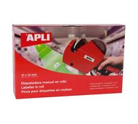 agipa Pince à étiqueter 101418 – 1 ligne numérique – Rouge G