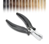 Pince à extension de cheveux professionnelle pour micro anneaux et perles, Outil idéal pour les extensions de cheveux et bandes de cheveux, Accessoire pour les perruques et extensions