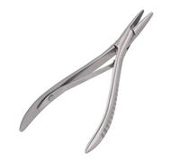 Pince à extensions capillaires en acier inoxydable multifonctionnelle pour le retrait de microlinks