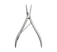 Pince à extensions de cheveux - Outil plat en acier inoxydable de 6,9 pou