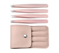 Pince à extensions de cils | Outil de beauté à pointe fine en acier inoxydable,Pince à Épiler pour Sourcils,pour poils du visage et incarnés, maison, salon, voyage, artistes, femmes et