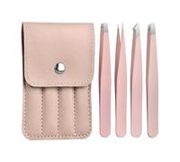 Pince à extensions de cils - Outil de beauté à pointe fine en acier inoxydable,Pince à Épiler pour Sourcils - pour poils du visage et incarnés, maison, salon, voyage, artistes, femmes et