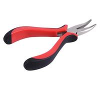 Pince à extensions, pince à pointe courbée, outil d'extension de cheveux DIY, pince à clip for micro-anneaux/liens/perles et extensions de cheveux en plumes