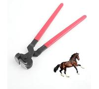 Pince à fer à cheval multifonction pour bétail équin en métal avec poignée confortable pour chèvres, moutons, bovins et chevaux