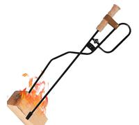 Pince à Feu Pour PoêLes à Bois, Pince à CheminéE De 20 Pouces Longue CheminéE Foyer, Pince à Bois De Chauffage Robuste pour Foyer Poker Feu De Camp Outil De Barbecue Au Charbon De Bois