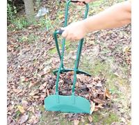Pince à feuilles à long manche robuste pour ramasser les feuilles - Ramasser et ramasser facilement l'herbe coupée avec pagaie en plastique