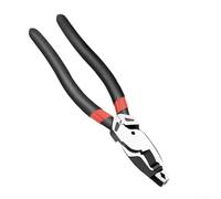 Pince à fil multifonction avec grande ouverture, pince à dénuder et outil de sertissage pour enlever les vis rouillées, couper et dénuder les fils de cuivre/aluminium de 6 mm², fabriquée en acier au