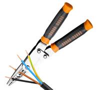 Pince à fil | Outil 2 en 1 pour dénuder les fils | Ciseaux de coupe multifonctionnels, pour travaux électriques sertissage épluchage et câbles de coupe