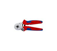 Knipex Pince à sertir 97 55 04 – auto-ajustable avec accès latéral, chromée 180 mm