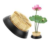 Pince à fleurs à épingles, support à aiguilles en acier pour fleurs, outil durable avec support à aiguilles en cuivre pour décoration de la maison de jardin extérieur