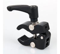 Pince à Friction pour photographie d'appareil photo, bras de support de pince, avec tête sphérique Standard, vis 1/4 3/8, pour support de Flash d'appareil photo