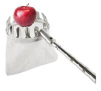 Pince à fruits télescopique de 5 m avec perche, outils de cueillette de fruits de 16 cm, ramasse-fruits, outil de cueillette de fruits, poignée antidérapante pour pomme, poire, citron, orange