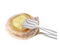 APS Germany Pince à pâtisserie Tidlos – 21 cm, acier inoxydable poli, pelle 6,5 x 4,5 cm