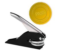 Pince à gaufrer pour papier, gaufrage avec nom, monogrammes ou dénominations d'entreprise, personnalisable, 38 mm