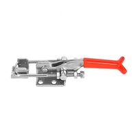 Pince à genouillère 320 kg de force de serrage |Pince à fixation rapide en acier inoxydable 304 pour soudage, outillage et contrôle |Conception à 4 trous et poignée avec patin en