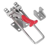 Pince à genouillère robuste, pince à genouillère ajustable, loquets autobloquants, force de serrage de 318 kg, pince à levier en acier inoxydable à dégagement rapide pour les loquets de remorque et le