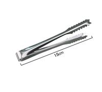 Pince à glace en acier inoxydable pour barbecue,pince pour aliments,pour pain,gâteau,viande,Bar d'extérieur,pince à glace,Bar,accessoires de cuisine à domicile - Type B