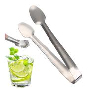 Pince à glace, mini pince à servir, pince en acier inoxydable, ustensiles de cuisine, bloc de glace, pince à dessert, pinces de restauration pour café, bar, garde-manger, restaurant, hôtel
