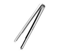 Pince à Glace Pince à glace en acier inoxydable 304, pince alimentaire épaissie for glaçons, Fruits, Barbecue, Bar, ingrédients de service(6 INCH)