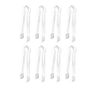 Pince à Glaçons,8 PCS Pinces de Service Pince Bonbon Mini Pince Multifonction pour Cuisine Cuisson Friture Buffet Salade BBQ Grillades